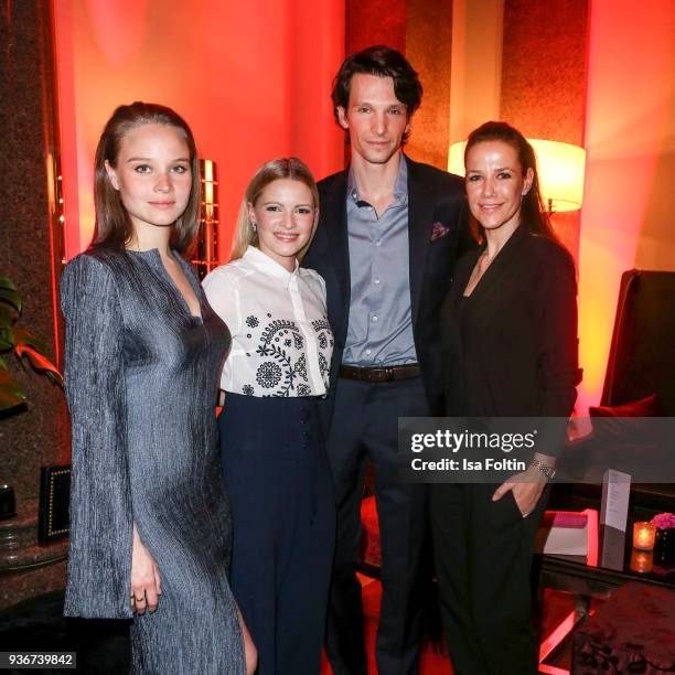 German actress Sonja Gerhardt, German actress Jennifer Ulrich, German actor Sabin Tambrea and German actress Alexandra Neldel during the Reemtsma...