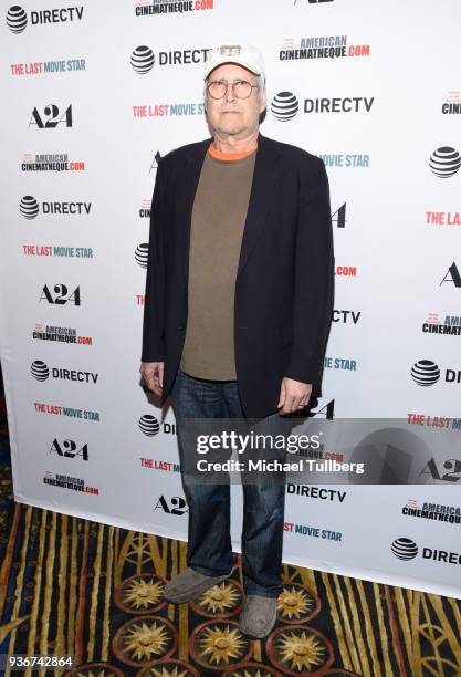 Actor Chevy Chase attends the Los Angeles premiere of "The Last Movie Star" at the Egyptian Theatre on March 22, 2018 in Hollywood, California.