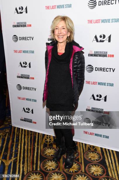 Actress Lin Shaye attends the Los Angeles premiere of "The Last Movie Star" at the Egyptian Theatre on March 22, 2018 in Hollywood, California.