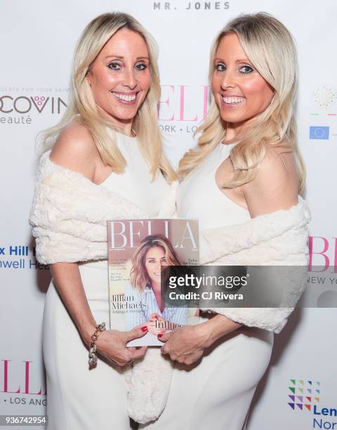 Mindy Shapiro and Paula Shapiro attend the Bella New York's Influencer Cover Party at Mr. Jones on March 22, 2018 in New York City.