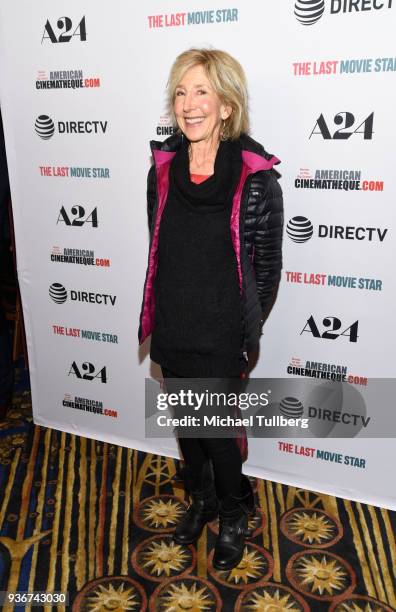 Actress Lin Shaye attends the Los Angeles premiere of "The Last Movie Star" at the Egyptian Theatre on March 22, 2018 in Hollywood, California.