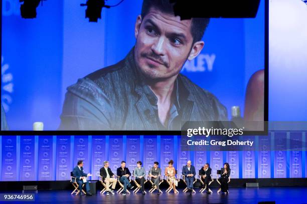 Moderator George Pennacchio, David Shore, Daniel Dae Kim, Freddie Highmore, Nicholas Gonzalez, Antonia Thomas, Richard Schiff, Hill Harper and Tamlyn...