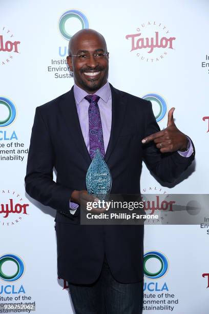 Van Jones attends UCLA's 2018 Institute of the Environment and Sustainability Gala on March 22, 2018 in Beverly Hills, California.