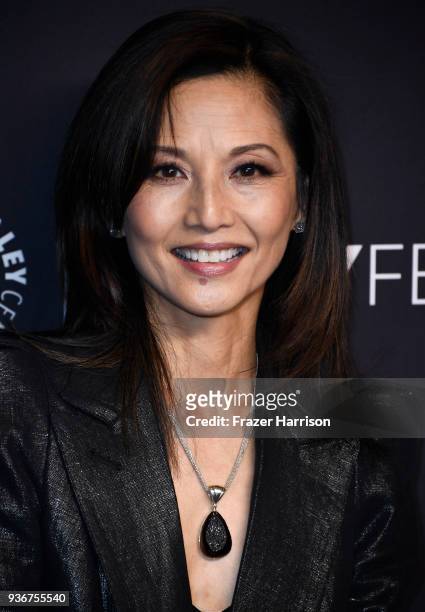 Tamlyn Tomita attends The Paley Center For Media's 35th Annual PaleyFest Los Angeles - "The Good Doctor" at Dolby Theatre on March 22, 2018 in...