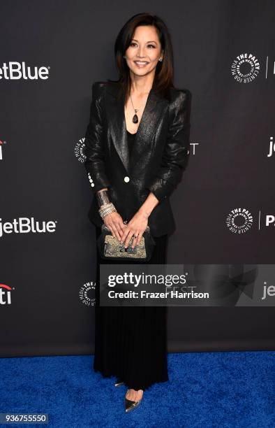 Tamlyn Tomita attends The Paley Center For Media's 35th Annual PaleyFest Los Angeles - "The Good Doctor" at Dolby Theatre on March 22, 2018 in...