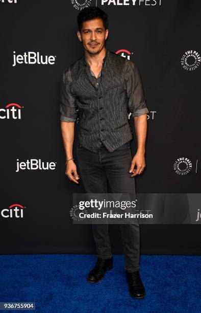 Nicholas Gonzalez attends The Paley Center For Media's 35th Annual PaleyFest Los Angeles "The Good Doctor" at Dolby Theatre on March 22, 2018 in...