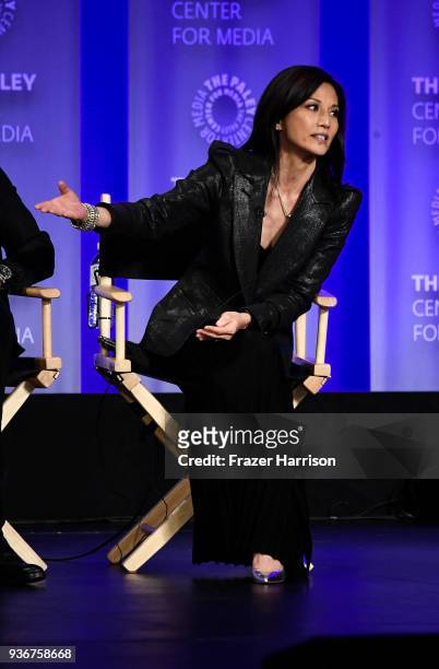 Tamlyn Tomita attends The Paley Center For Media's 35th Annual PaleyFest Los Angeles - "The Good Doctor" at Dolby Theatre on March 22, 2018 in...