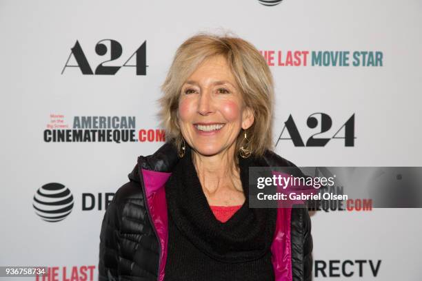 Lin Shaye arrives to A24 And DirecTV's "The Last Movie Star" Premiere at the Egyptian Theatre on March 22, 2018 in Hollywood, California.