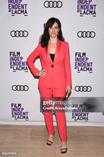 Maggie Siff attends Film Independent at LACMA hosts special screening of "Billions" at Bing Theater At LACMA on March 22, 2018 in Los Angeles,...