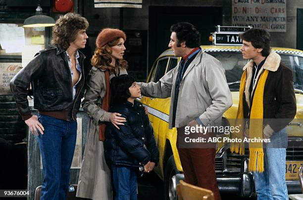 Substitute Father" - Season One - 5/15/79, Jeff Conaway , Marilu Henner , Michael Hershewe , Judd Hirsch and Randall Carver on the Disney General...