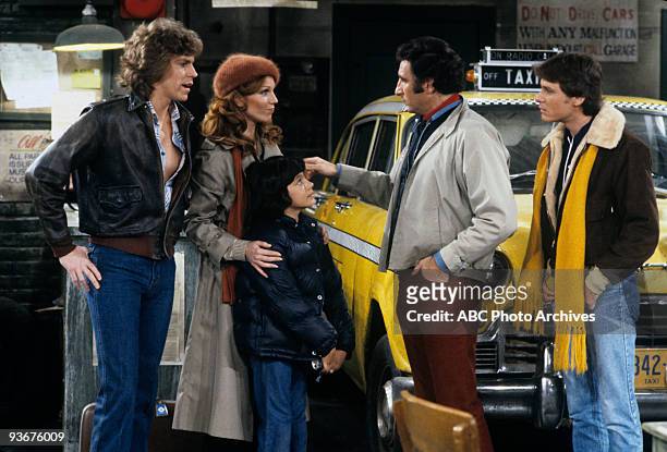 Substitute Father" - Season One - 5/15/79, Jeff Conaway , Marilu Henner , Michael Hershewe , Judd Hirsch and Randall Carver on the Disney General...