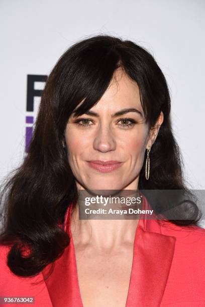 Maggie Siff attends Film Independent at LACMA hosts special screening of "Billions" at Bing Theater At LACMA on March 22, 2018 in Los Angeles,...