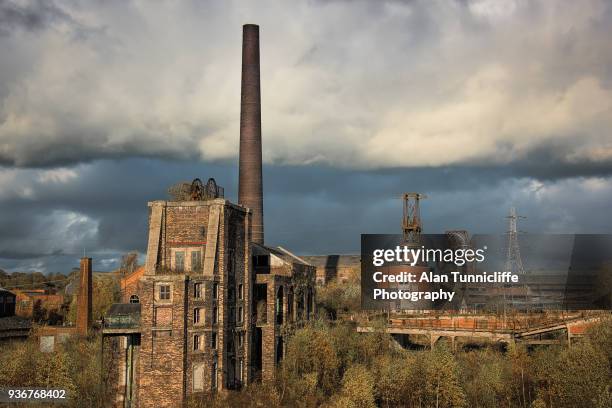 derelict site of chatterley whitfield - midland fotografías e imágenes de stock