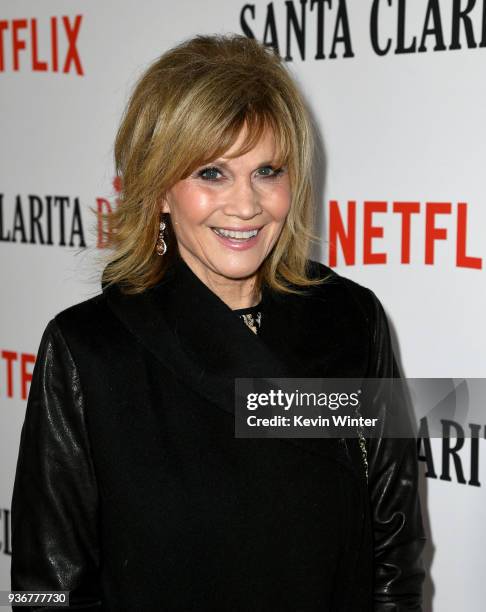 Actress Markie Post attends Netflix's "Santa Clartia Diet" Season 2 Premiere at the Dome at Arclight in Los Angeles, California.