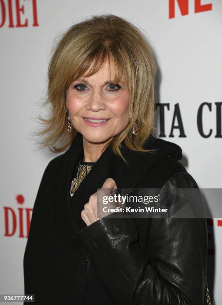 Actress Markie Post attends Netflix's "Santa Clartia Diet" Season 2 Premiere at the Dome at Arclight in Los Angeles, California.