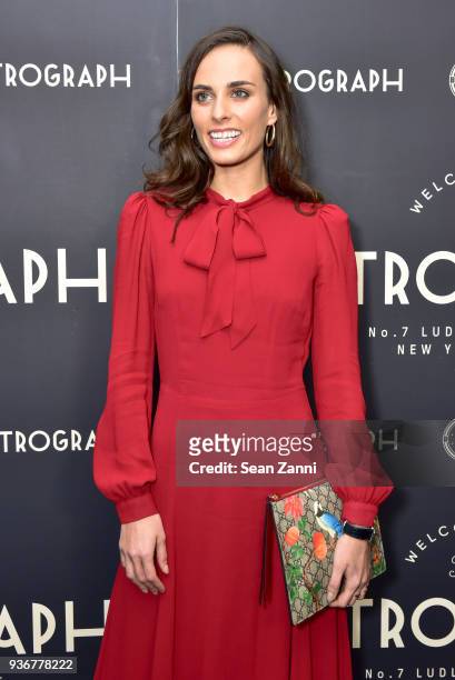 Sophie Auster attends Metrograph 2nd Anniversary Party at Metrograph on March 22, 2018 in New York City.