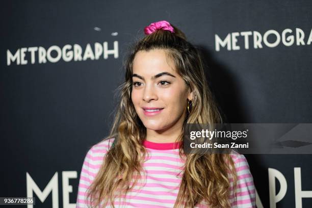 Chelsea Leyland attends Metrograph 2nd Anniversary Party at Metrograph on March 22, 2018 in New York City.