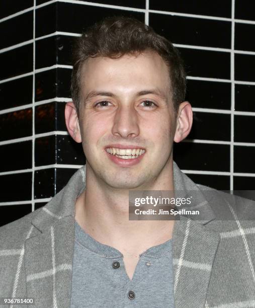 Davis Webb attends the screening after party for Global Road Entertainment's "Midnight Sun" hosted by The Cinema Society and Day Owl Rose at The...