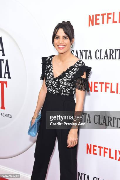 Natalie Morales attends "Santa Clarita Diet" Season 2 Premiere at ArcLight Hollywood on March 22, 2018 in Hollywood, California.