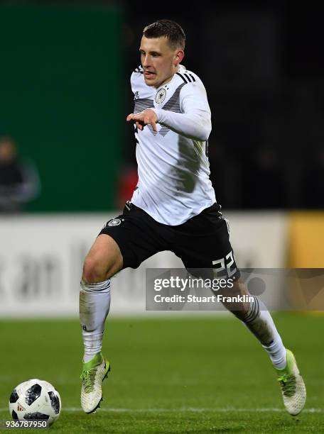 Maximilian Eggestein of Germany U21 in action during the 2019 UEFA Under 21 qualification match between U21 Germany and U19 Israel at Eintracht...