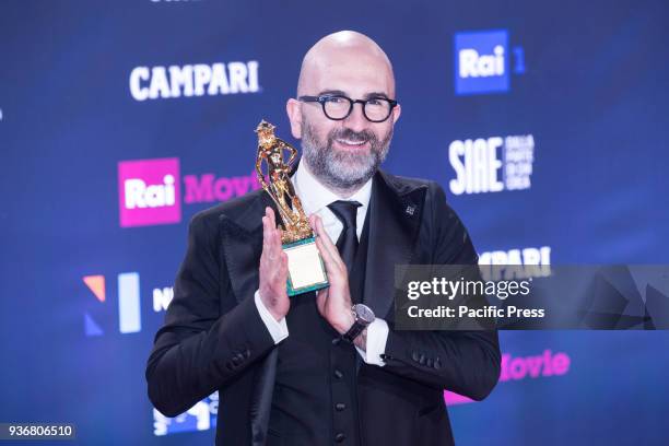 Donato Carrisi, winner of the David di Donatello for best debut director.