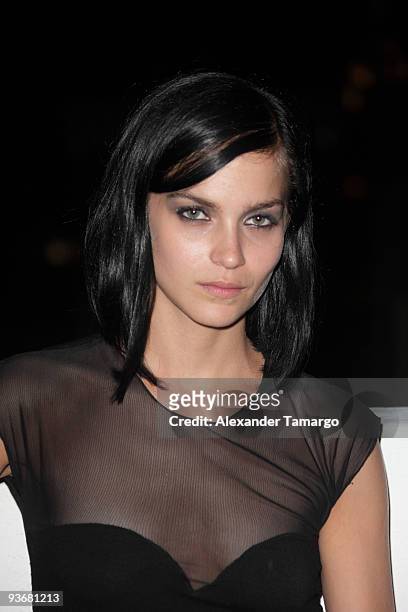 Leigh Lezark of the MisShapes attends the AnOther Magazine's Art Editions launch during Miami Art Basel at the Delano Hotel on December 2, 2009 in...