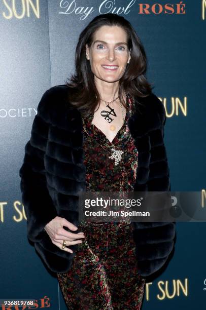 Jennifer Creel attends the screening of Global Road Entertainment's "Midnight Sun" hosted by The Cinema Society and Day Owl Rose at The Landmark at...