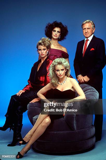 Cast Shot - Season One - 9/23/84, The ruthless and powerful Racine headed a top modeling agency, and Taryn Blake and Laurie Caswell were her top...