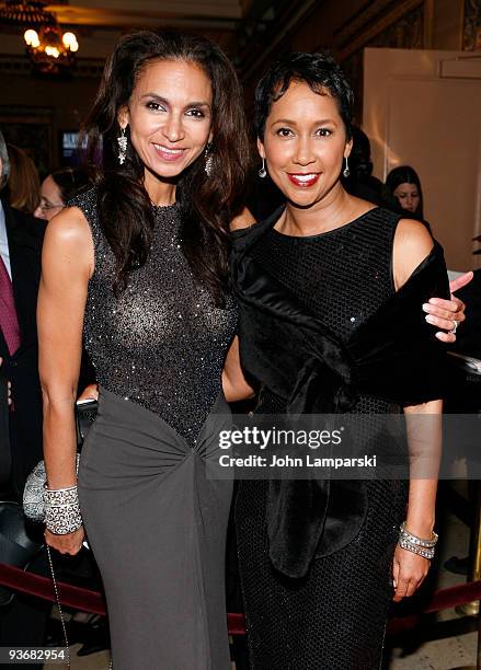 Susan Fales Hill and Judith Byrd-Blaylock attend the Alvin Ailey Opening Night Gala Performance at the New York City Center on December 2, 2009 in...