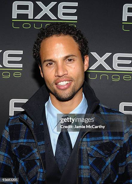 Quddus attends AXE Lounge at 1OAK on December 2, 2009 in New York City.