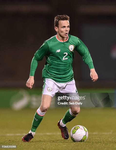 Dublin , Ireland - 22 March 2018; Liam Kinsella of Republic of Ireland during the U21 International Friendly match between Republic of Ireland and...