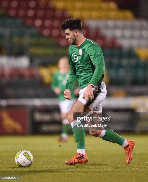 Dublin , Ireland - 22 March 2018; Joe Quigley of Republic of Ireland during the U21 International Friendly match between Republic of Ireland and...