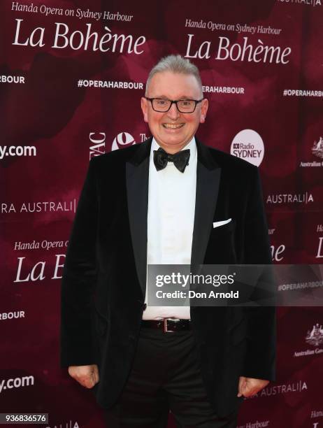 Don Harwin attends opening night of Handa Opera's La Boheme on March 23, 2018 in Sydney, Australia.