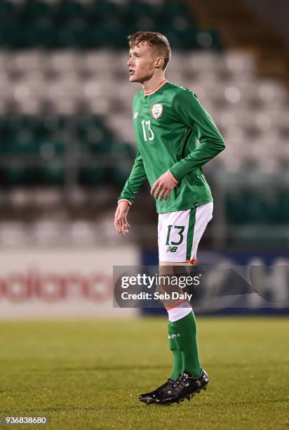 Dublin , Ireland - 22 March 2018; Jake Doyle Hayes of Republic of Ireland during the U21 International Friendly match between Republic of Ireland and...