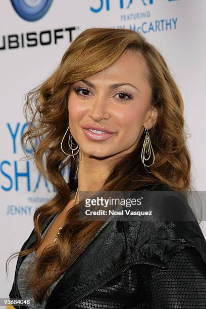 Karina Smirnoff attends the Jenny McCarthy "Your Shape" Launch Party at Hyde Lounge on December 2, 2009 in West Hollywood, California.