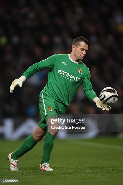 Shay Given of Man City during the Carling Cup quarter final match between Manchester City and Arsenal at City of Manchester stadium on December 2,...