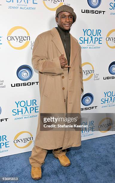 Actor Tommy Davidson arrives at the Ubisoft and Oxygen YOUR SHAPE fitness game launch party at Hyde Lounge on December 2, 2009 in West Hollywood,...