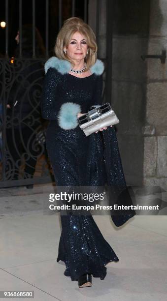 Cristina Yanes attends the Global Gift Gala 2018 presentation at the Thyssen-Bornemisza Museum on March 22, 2018 in Madrid, Spain.