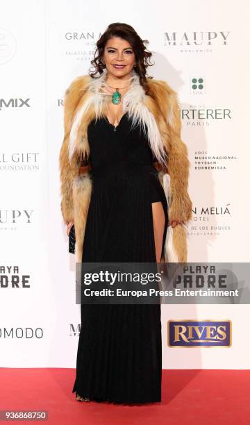 Erika Garcia attends the Global Gift Gala 2018 presentation at the Thyssen-Bornemisza Museum on March 22, 2018 in Madrid, Spain.