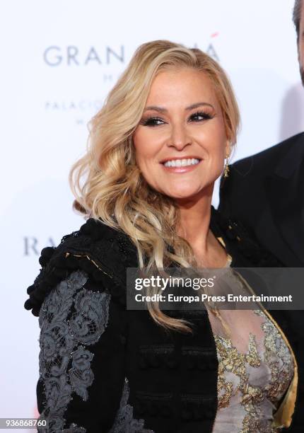 Anastacia attends the Global Gift Gala 2018 presentation at the Thyssen-Bornemisza Museum on March 22, 2018 in Madrid, Spain.