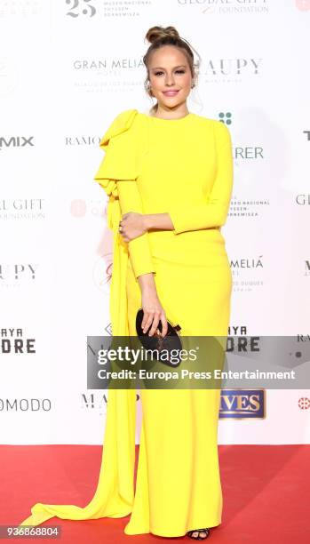 Esmeralda Moya attends the Global Gift Gala 2018 presentation at the Thyssen-Bornemisza Museum on March 22, 2018 in Madrid, Spain.