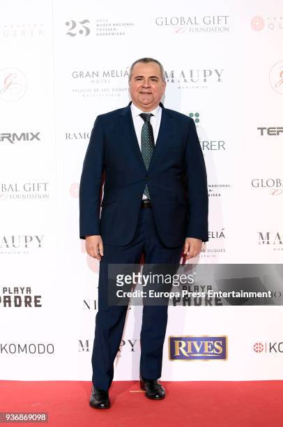 Juan Manuel Romero attends the Global Gift Gala 2018 presentation at the Thyssen-Bornemisza Museum on March 22, 2018 in Madrid, Spain.