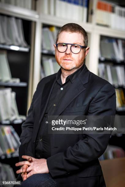 Writer and Human Resources director Didier Bille is photographed for Paris Match on February 13, 2018 in Paris, France.
