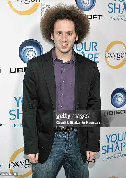 Actor Josh Sussman attends the Ubisoft and Oxygen YOUR SHAPE fitness game launch party at Hyde Lounge on December 2, 2009 in West Hollywood,...