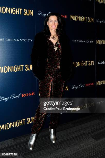 Jennifer Creel attends The Cinema Society & Day Owl Rose host a screening of Global Road Entertainment's "Midnight Sun" at The Landmark at 57 West on...