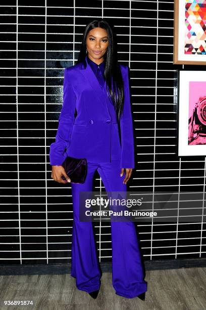 Sharam Diniz attends The Cinema Society & Day Owl Rose host the after party for Global Road Entertainment's "Midnight Sun" at The Skylark on March...