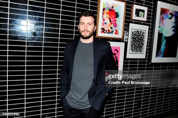 Cameron Moir attends The Cinema Society & Day Owl Rose host the after party for Global Road Entertainment's "Midnight Sun" at The Skylark on March...