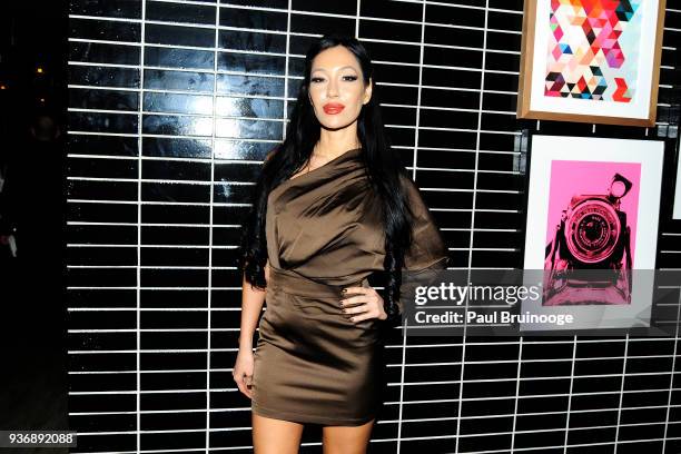 Kea Ho attends The Cinema Society & Day Owl Rose host the after party for Global Road Entertainment's "Midnight Sun" at The Skylark on March 22, 2018...