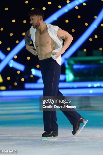 Jake Quickenden during the Dancing on Ice Live Tour - Dress Rehearsal at Wembley Arena on March 22, 2018 in London, England.The tour kicks off March...