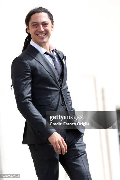 Jonas Carpignano arrives for the David Di Donatello nominees presentation at Palazzo del Quirinale on March 21, 2018 in Rome, Italy.